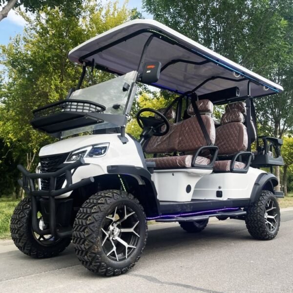 TITAN 6XL – Premium 6-Passenger Utility Electric Golf Cart